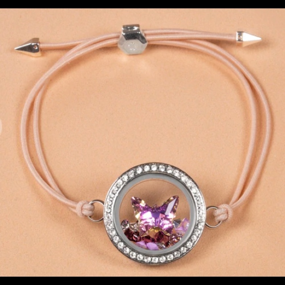 Origami Owl Butterfly Stretch Bolo Bracelet